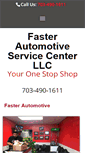 Mobile Screenshot of fasterautomotiveva.com